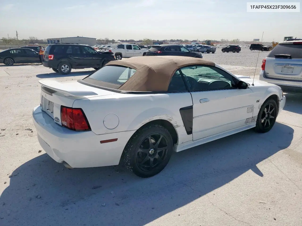 2003 Ford Mustang Gt VIN: 1FAFP45X23F309656 Lot: 50445475