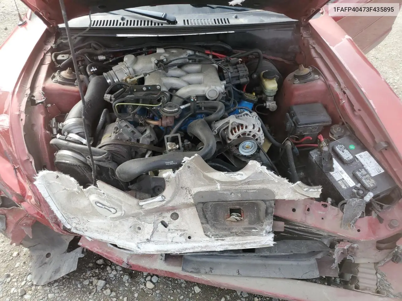 2003 Ford Mustang VIN: 1FAFP40473F435895 Lot: 52425005