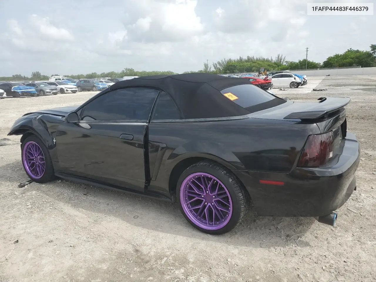 2003 Ford Mustang VIN: 1FAFP44483F446379 Lot: 62548455
