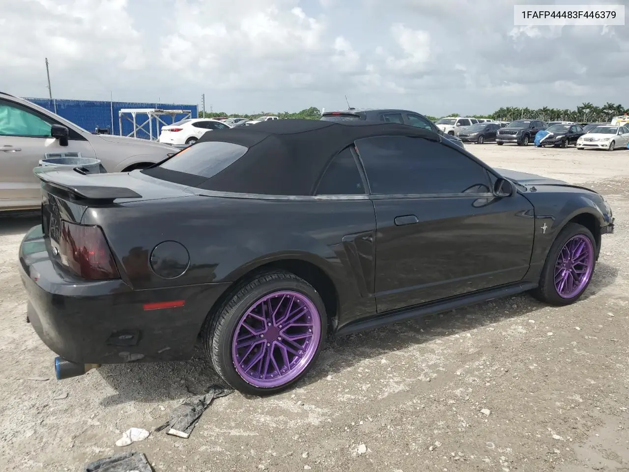 2003 Ford Mustang VIN: 1FAFP44483F446379 Lot: 62548455