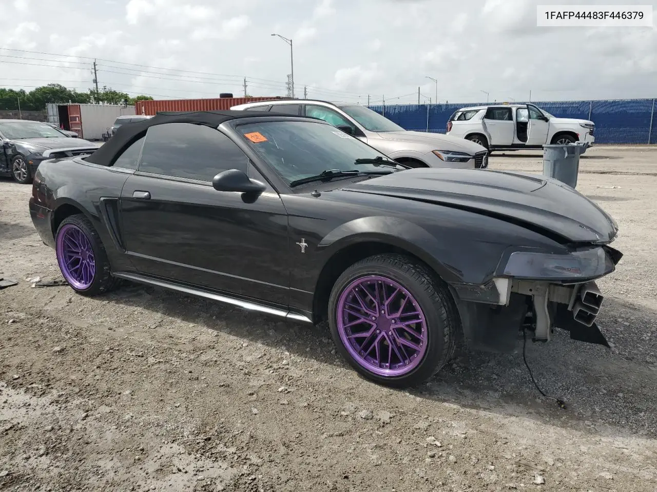 2003 Ford Mustang VIN: 1FAFP44483F446379 Lot: 62548455