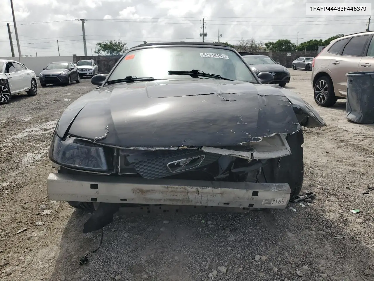 2003 Ford Mustang VIN: 1FAFP44483F446379 Lot: 62548455
