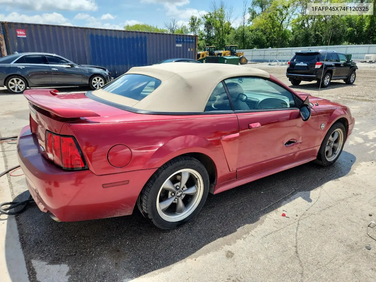 2004 Ford Mustang Gt VIN: 1FAFP45X74F120325 Lot: 62518275