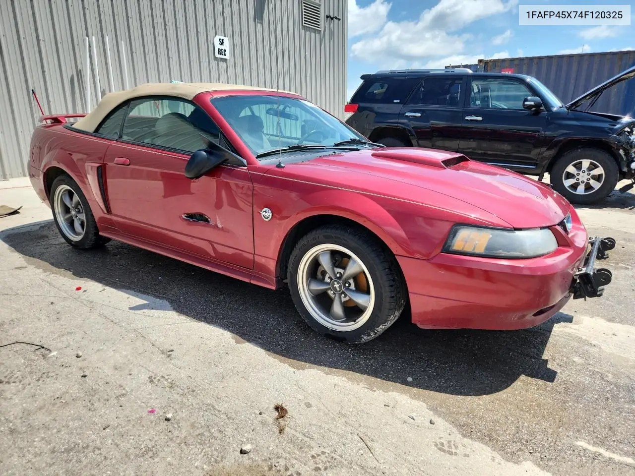 2004 Ford Mustang Gt VIN: 1FAFP45X74F120325 Lot: 62518275