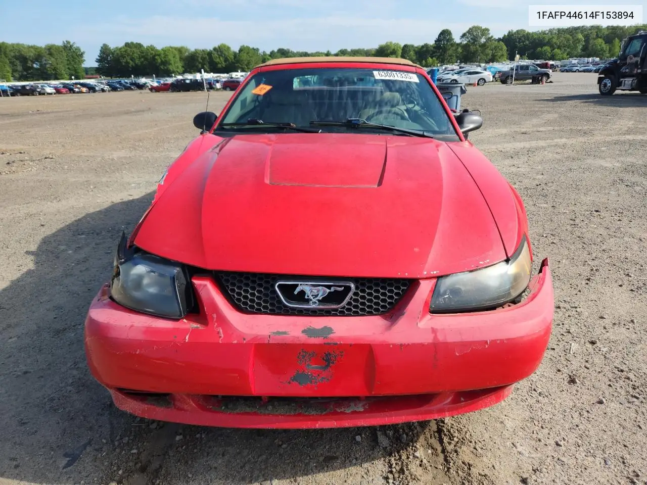 2004 Ford Mustang VIN: 1FAFP44614F153894 Lot: 63001335