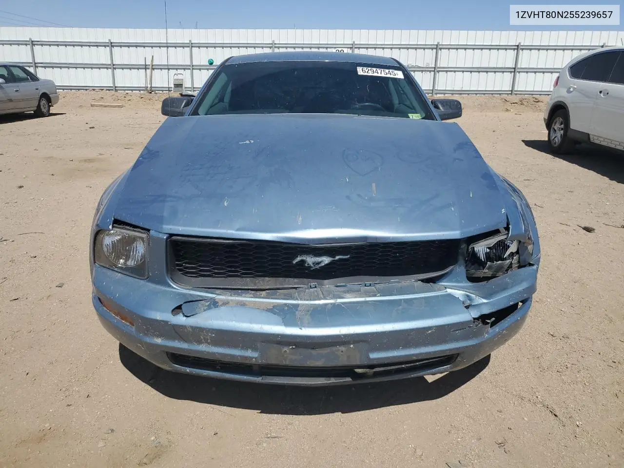 2005 Ford Mustang VIN: 1ZVHT80N255239657 Lot: 62947545