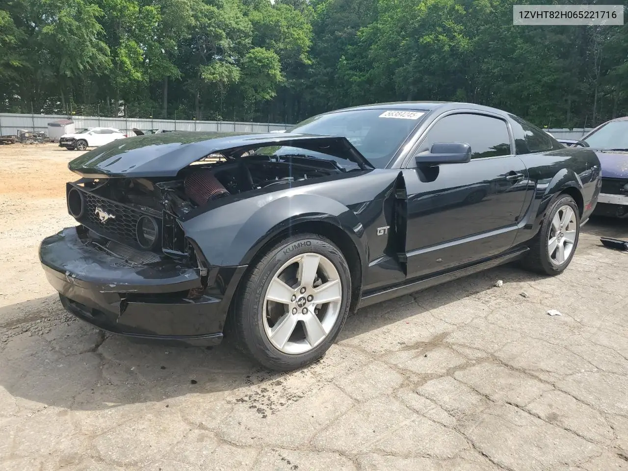 2006 Ford Mustang Gt VIN: 1ZVHT82H065221716 Lot: 56384245