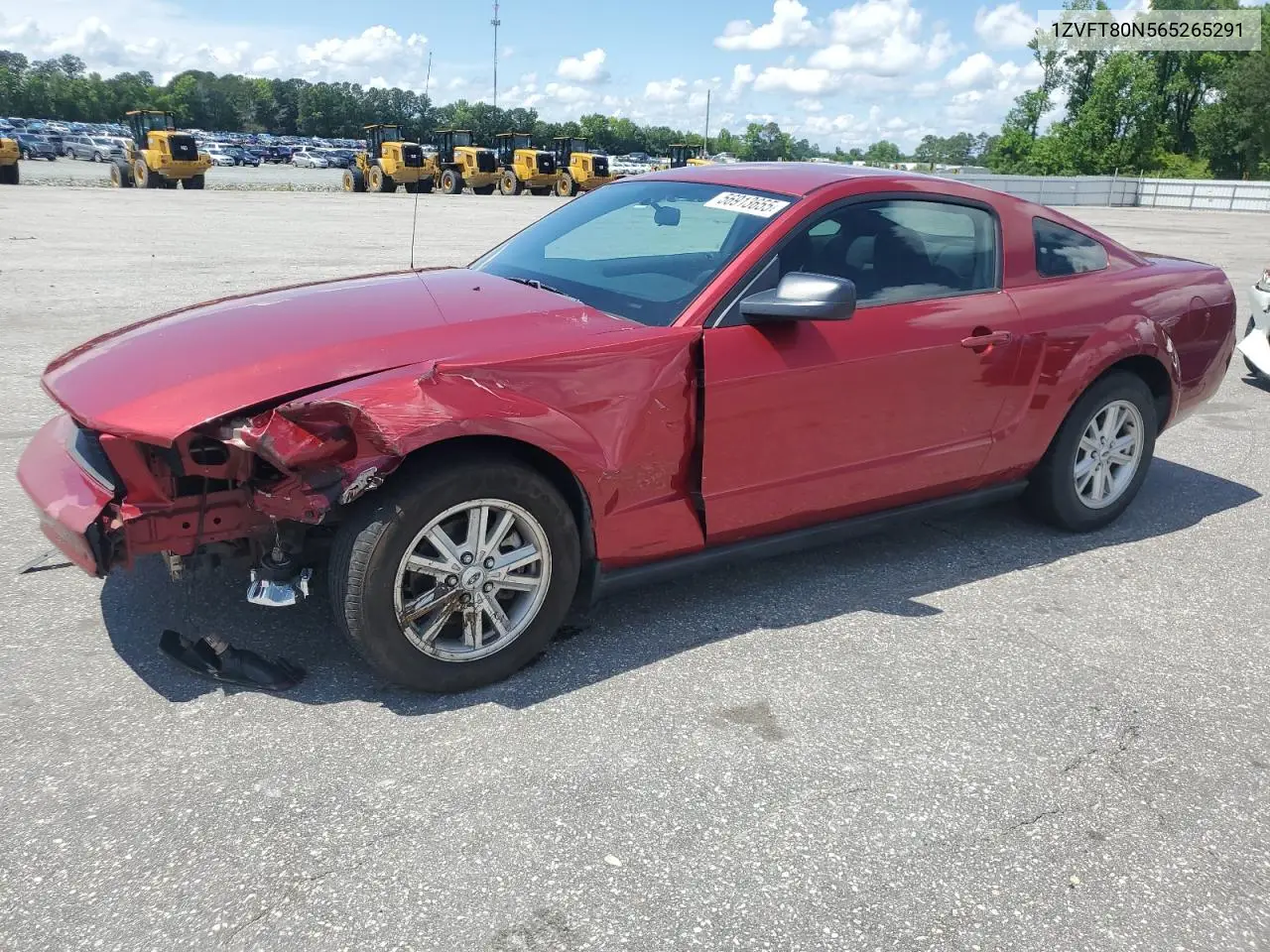 2006 Ford Mustang VIN: 1ZVFT80N565265291 Lot: 56913655