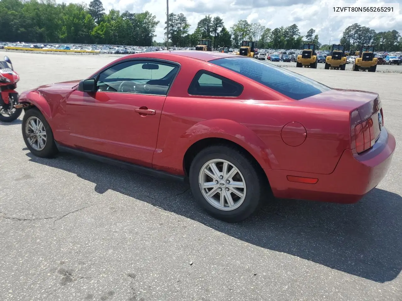 2006 Ford Mustang VIN: 1ZVFT80N565265291 Lot: 56913655
