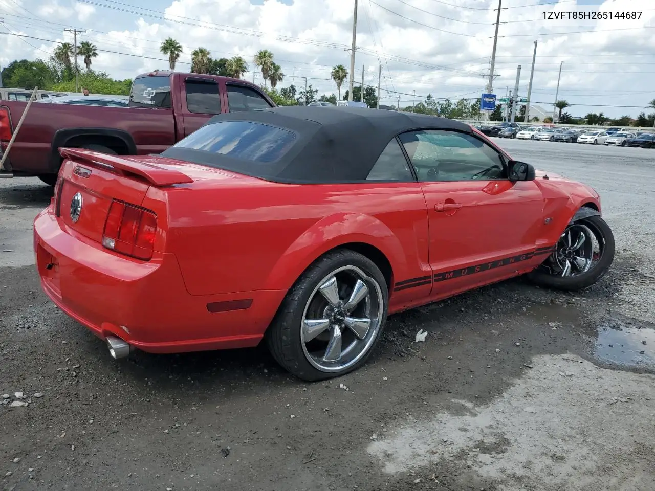 2006 Ford Mustang Gt VIN: 1ZVFT85H265144687 Lot: 58909745