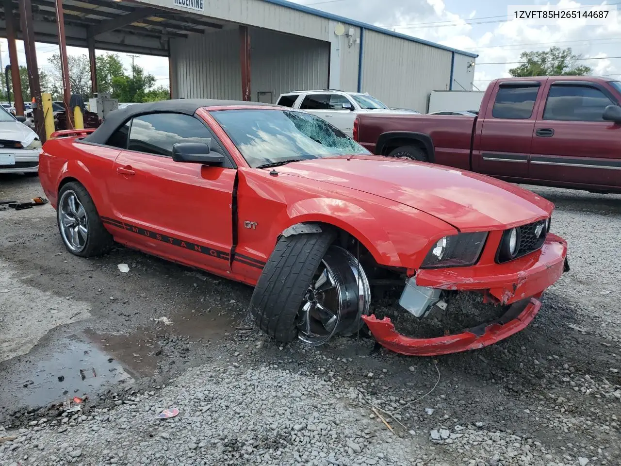 2006 Ford Mustang Gt VIN: 1ZVFT85H265144687 Lot: 58909745