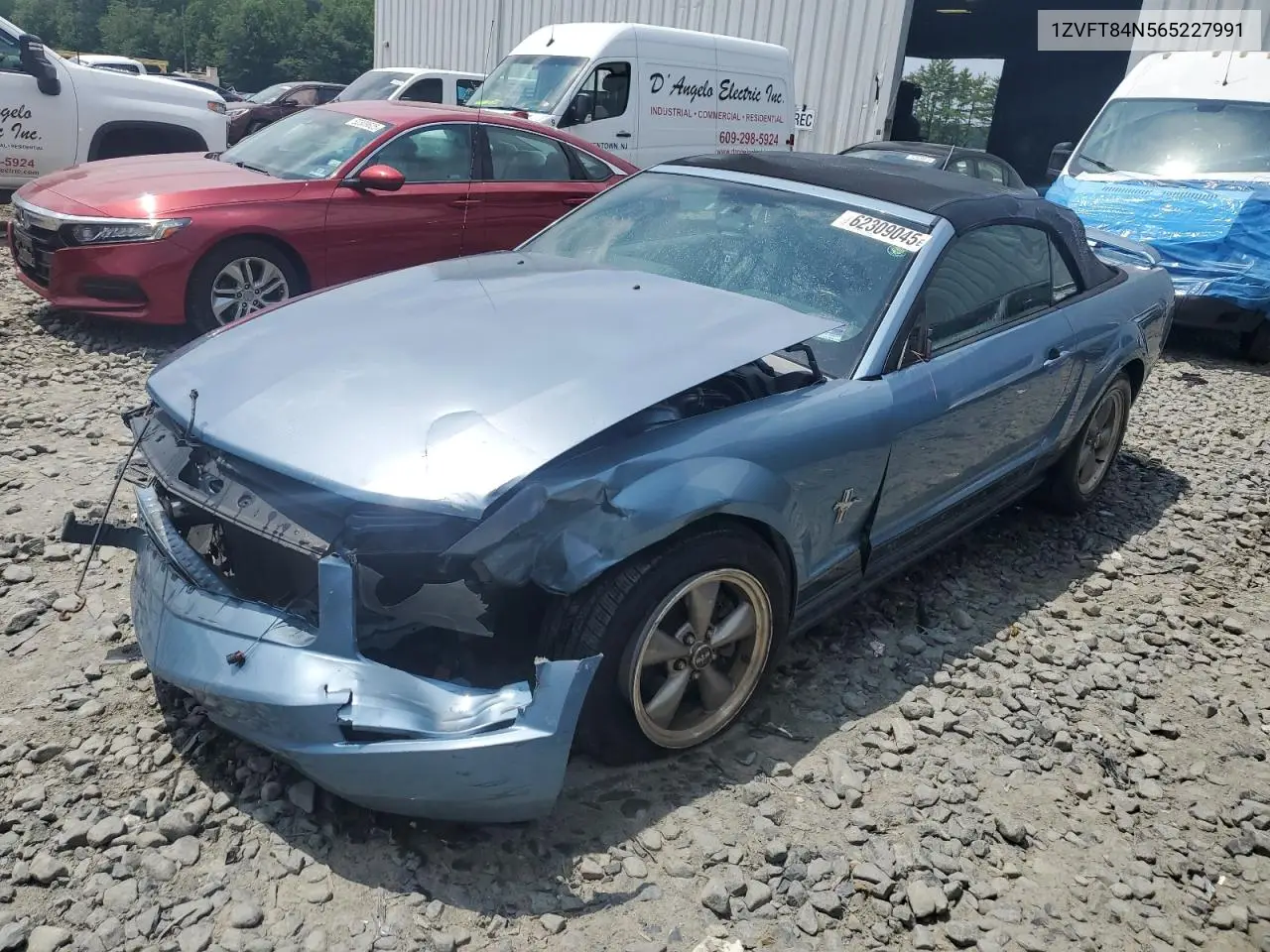 2006 Ford Mustang VIN: 1ZVFT84N565227991 Lot: 62309045