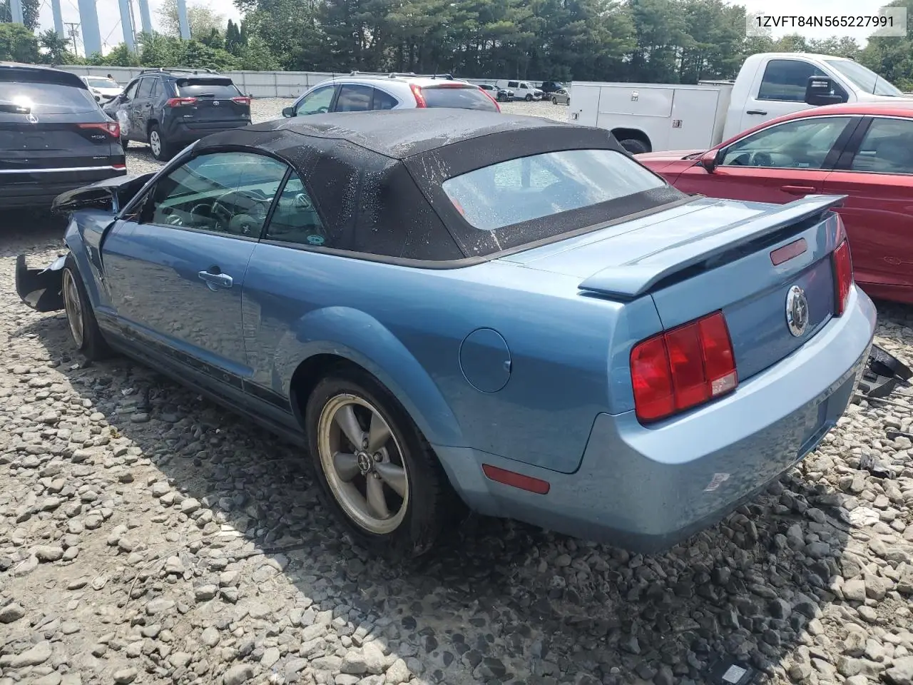 2006 Ford Mustang VIN: 1ZVFT84N565227991 Lot: 62309045