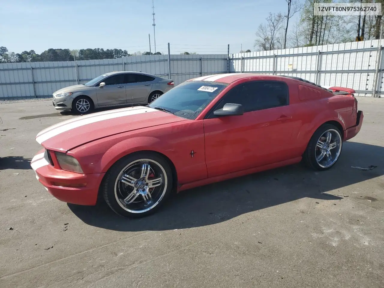 2007 Ford Mustang VIN: 1ZVFT80N975362740 Lot: 50804775