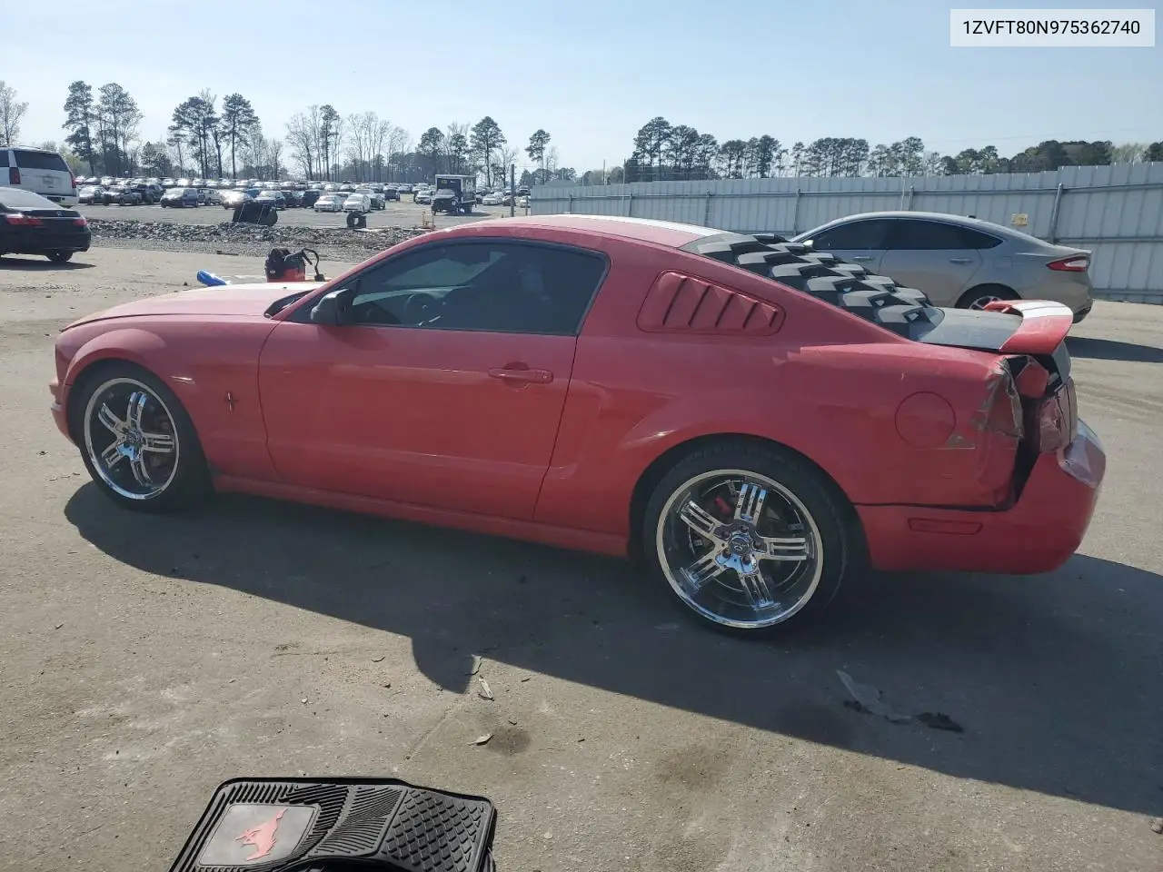 2007 Ford Mustang VIN: 1ZVFT80N975362740 Lot: 50804775