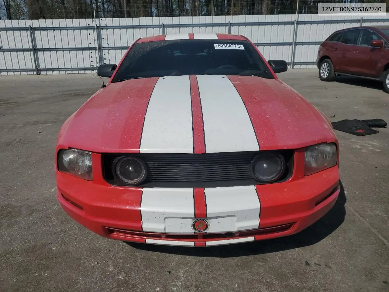2007 Ford Mustang VIN: 1ZVFT80N975362740 Lot: 50804775