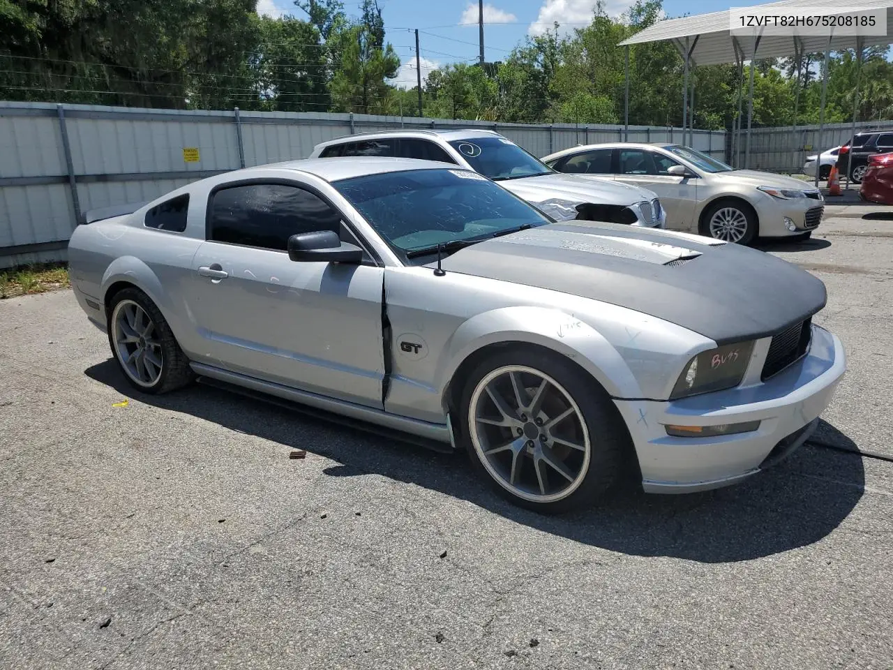 2007 Ford Mustang Gt VIN: 1ZVFT82H675208185 Lot: 56214035