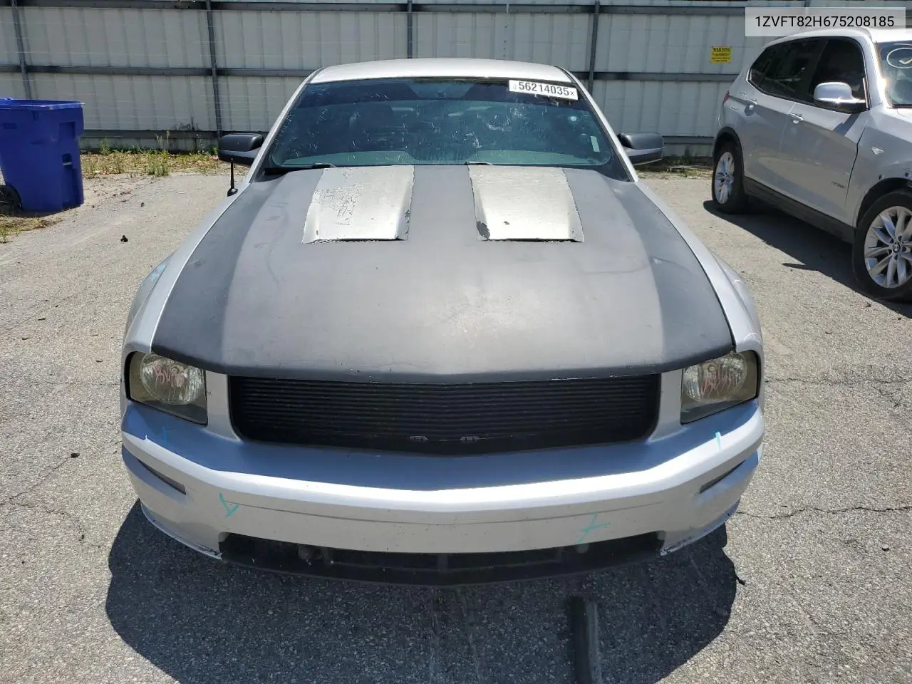 2007 Ford Mustang Gt VIN: 1ZVFT82H675208185 Lot: 56214035