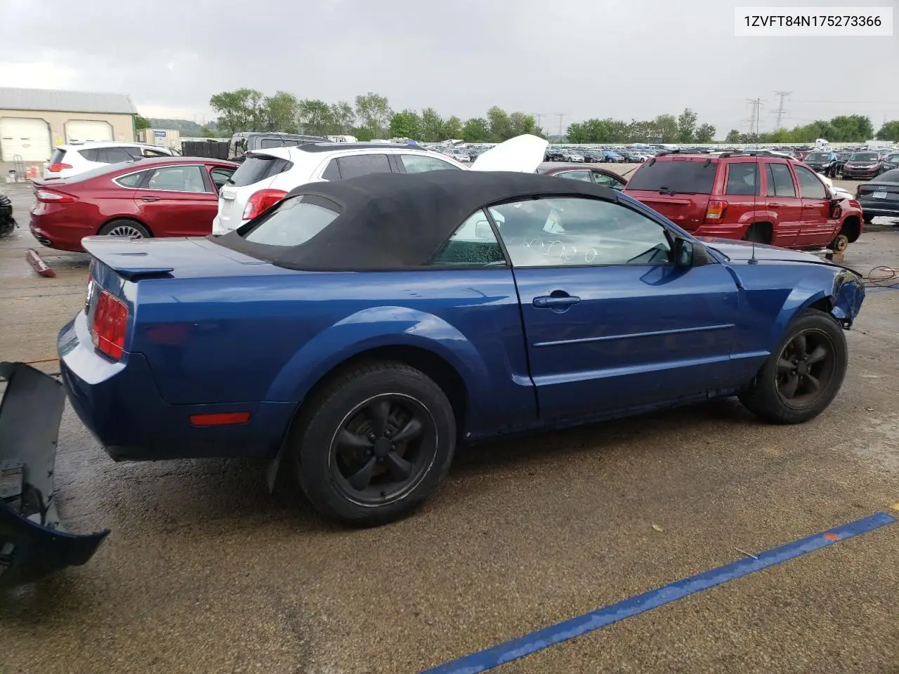 2007 Ford Mustang VIN: 1ZVFT84N175273366 Lot: 56422655