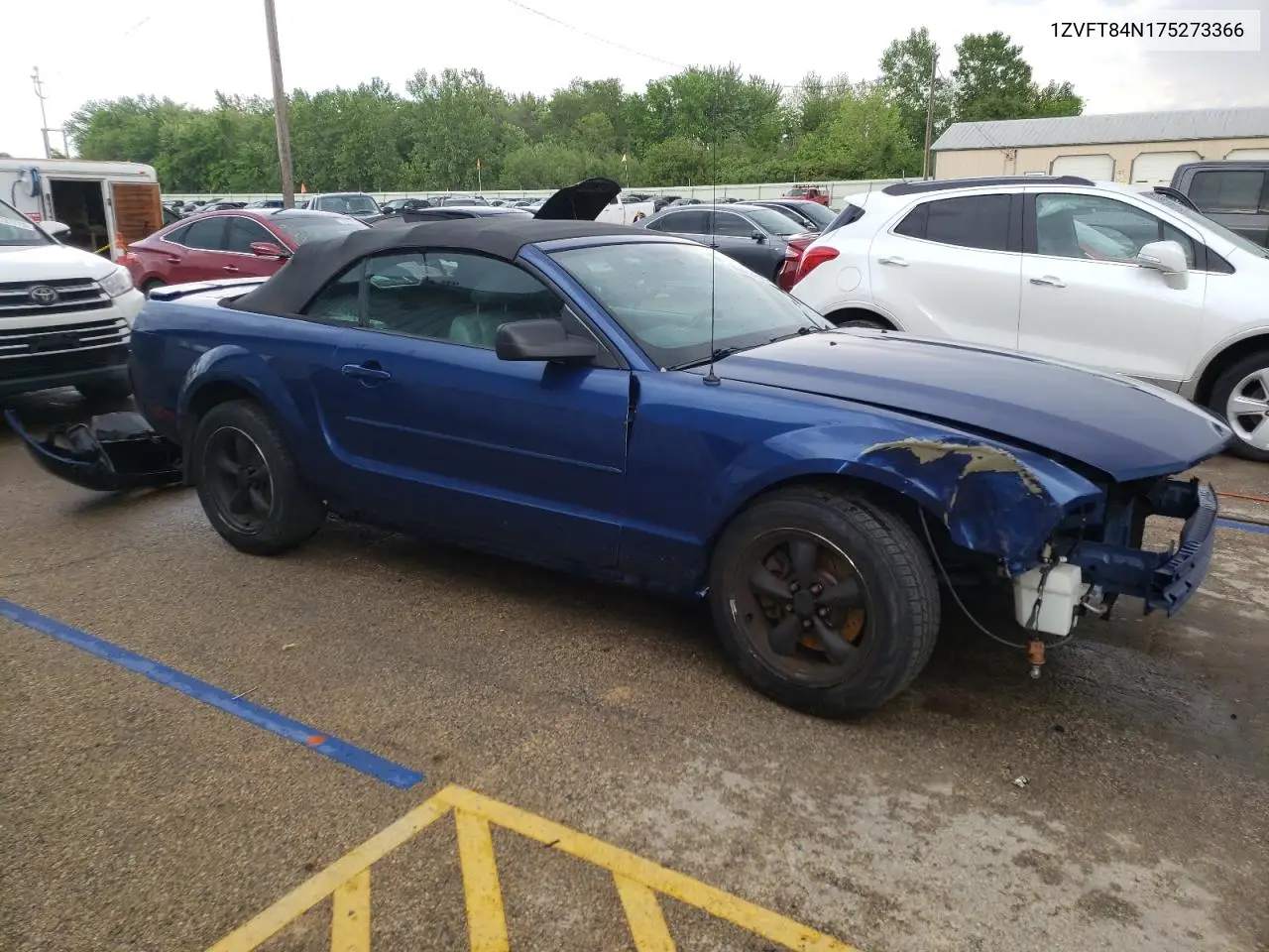 2007 Ford Mustang VIN: 1ZVFT84N175273366 Lot: 56422655