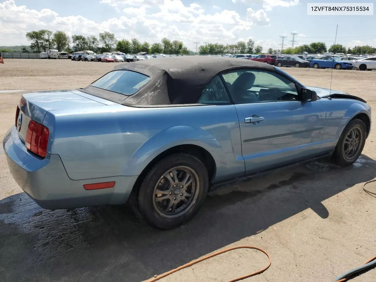 2007 Ford Mustang VIN: 1ZVFT84NX75315534 Lot: 56937315