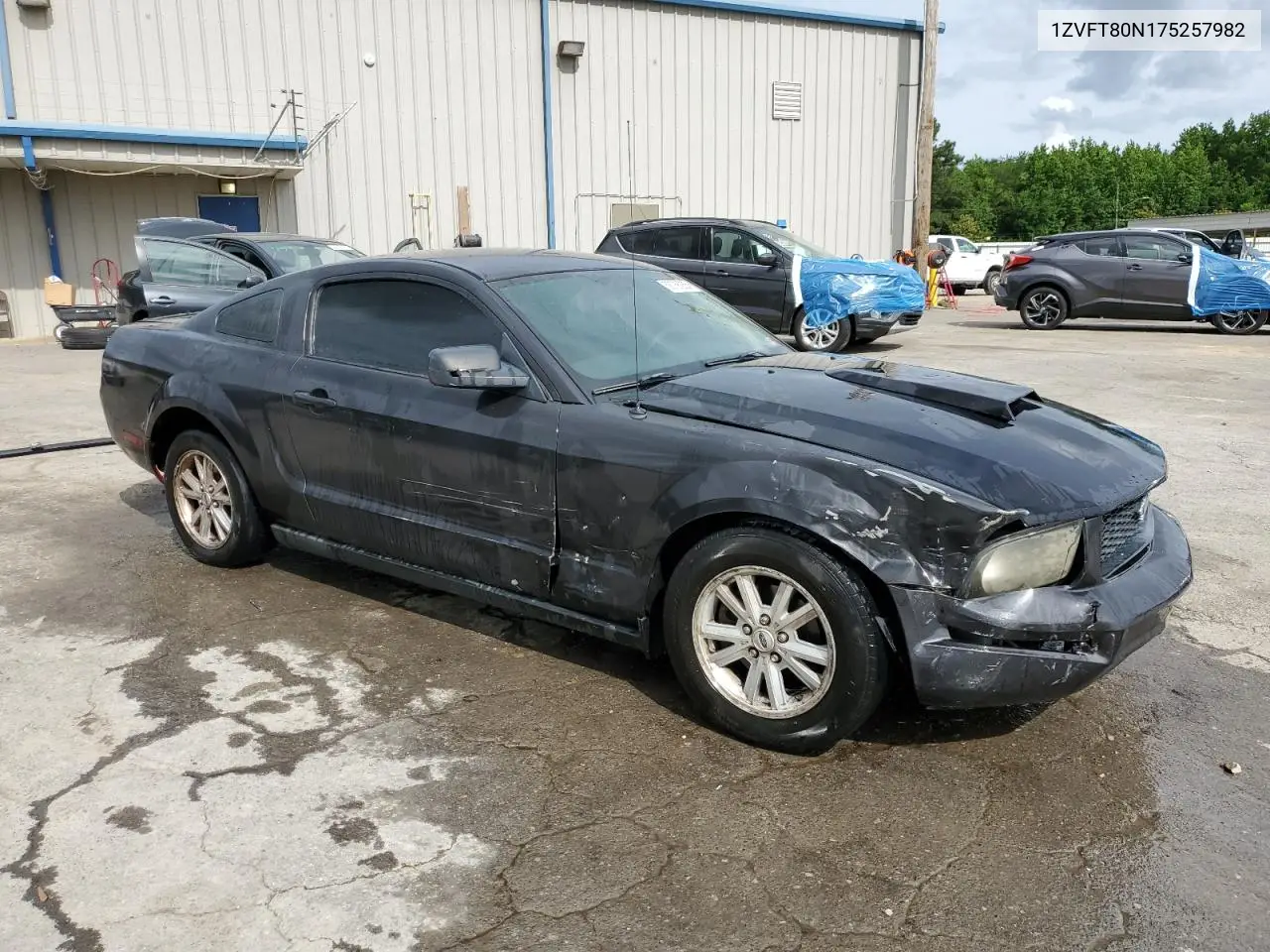 2007 Ford Mustang VIN: 1ZVFT80N175257982 Lot: 58766255