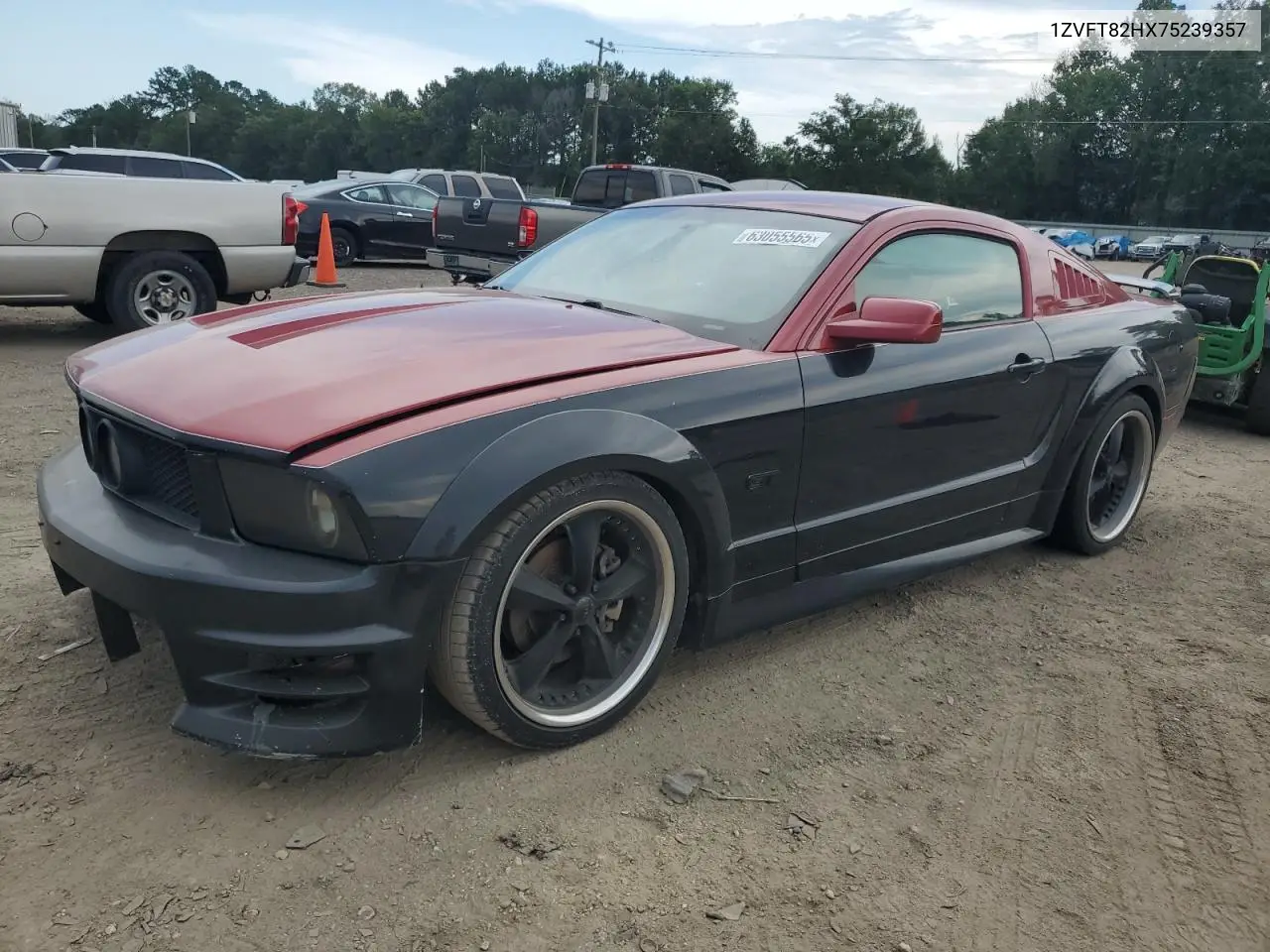 2007 Ford Mustang Gt VIN: 1ZVFT82HX75239357 Lot: 63055565