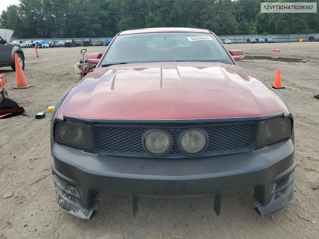 2007 Ford Mustang Gt VIN: 1ZVFT82HX75239357 Lot: 63055565