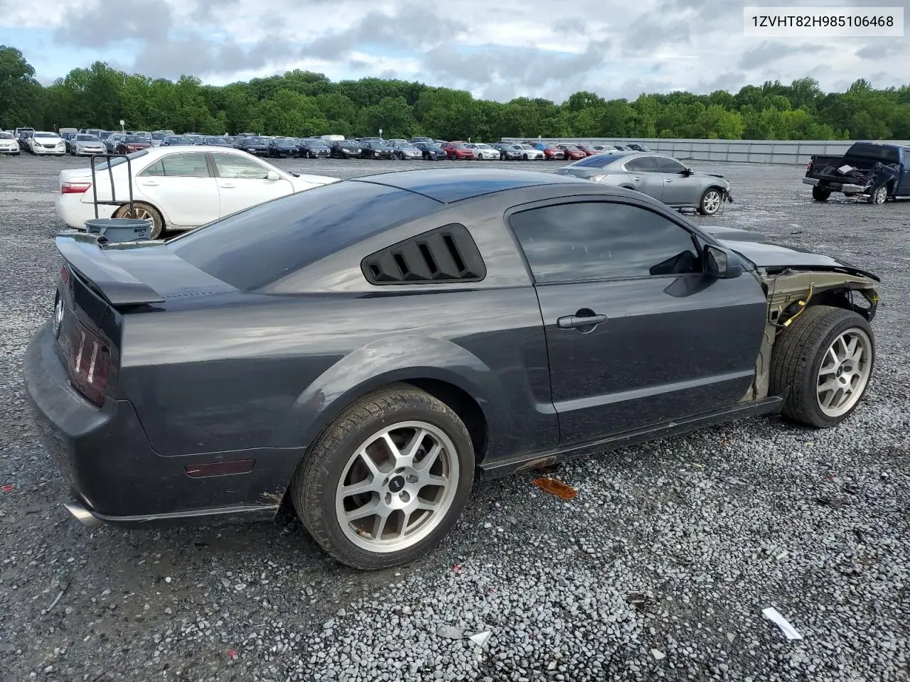 2008 Ford Mustang Gt VIN: 1ZVHT82H985106468 Lot: 56356295