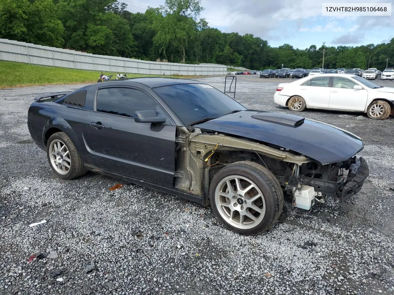 2008 Ford Mustang Gt VIN: 1ZVHT82H985106468 Lot: 56356295