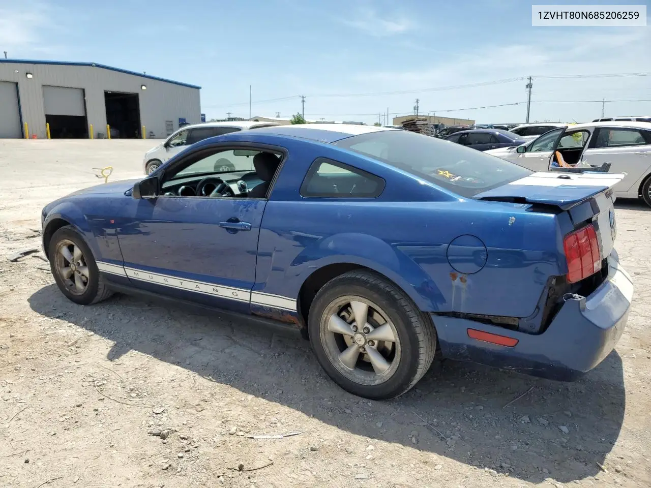 2008 Ford Mustang VIN: 1ZVHT80N685206259 Lot: 56911185