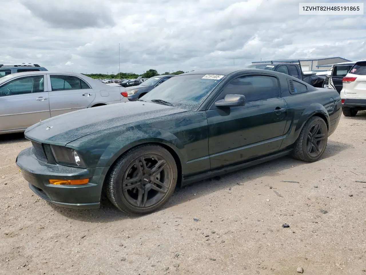 2008 Ford Mustang Gt VIN: 1ZVHT82H485191865 Lot: 62591805
