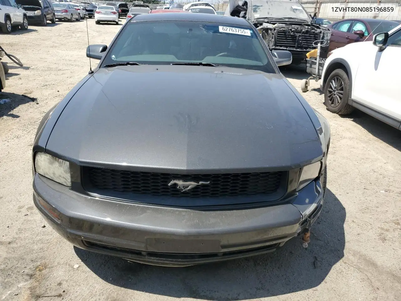 2008 Ford Mustang VIN: 1ZVHT80N085196859 Lot: 62763755
