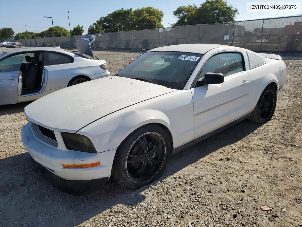 2008 Ford Mustang VIN: 1ZVHT80N485107875 Lot: 63042475