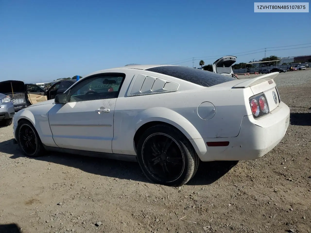 2008 Ford Mustang VIN: 1ZVHT80N485107875 Lot: 63042475
