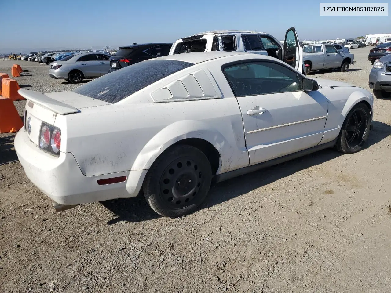 2008 Ford Mustang VIN: 1ZVHT80N485107875 Lot: 63042475