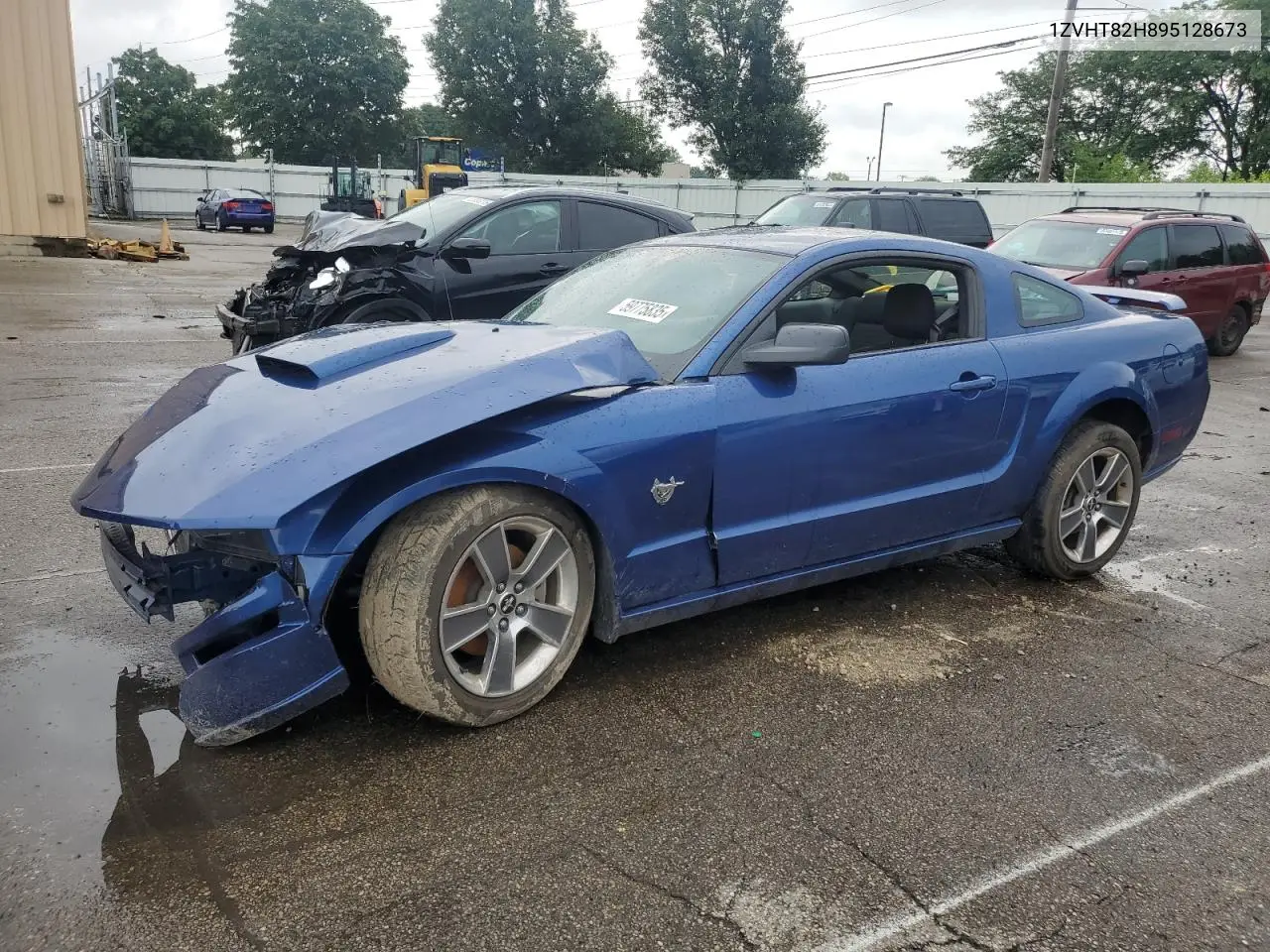 2009 Ford Mustang Gt VIN: 1ZVHT82H895128673 Lot: 59775835
