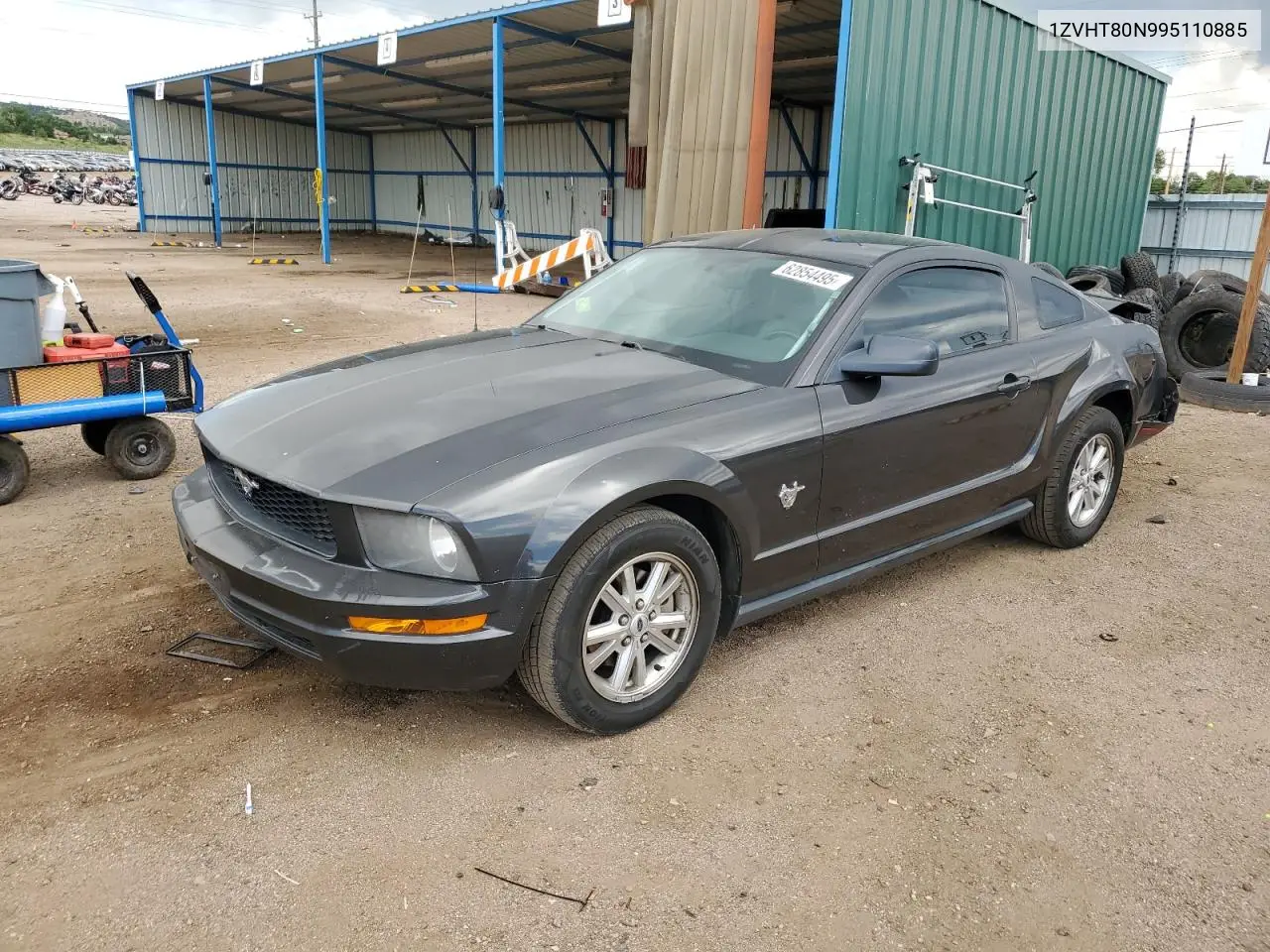 2009 Ford Mustang VIN: 1ZVHT80N995110885 Lot: 62854495