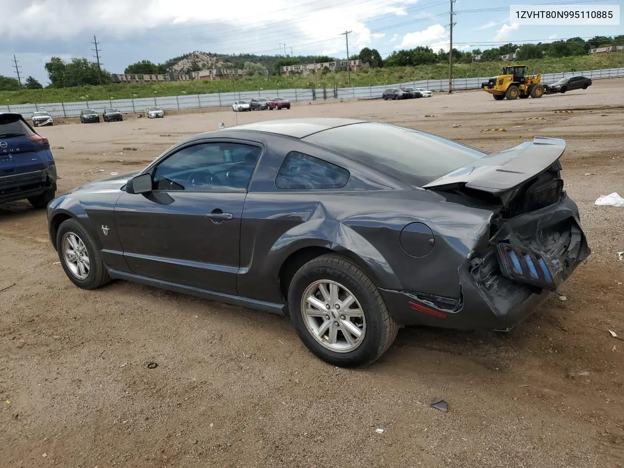 2009 Ford Mustang VIN: 1ZVHT80N995110885 Lot: 62854495