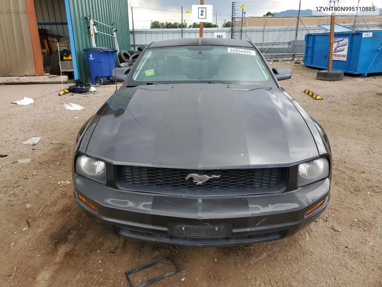 2009 Ford Mustang VIN: 1ZVHT80N995110885 Lot: 62854495