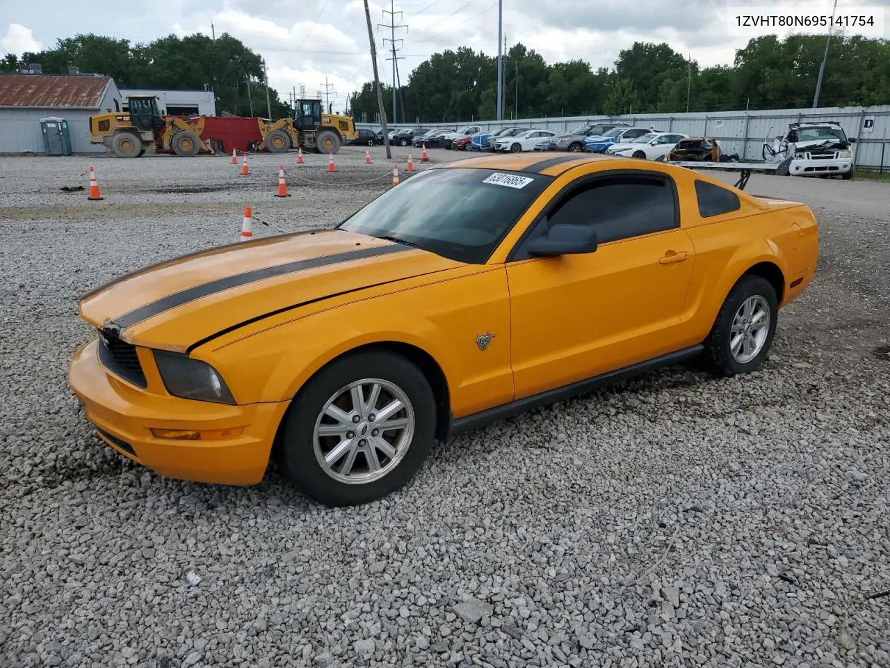 2009 Ford Mustang VIN: 1ZVHT80N695141754 Lot: 63016865