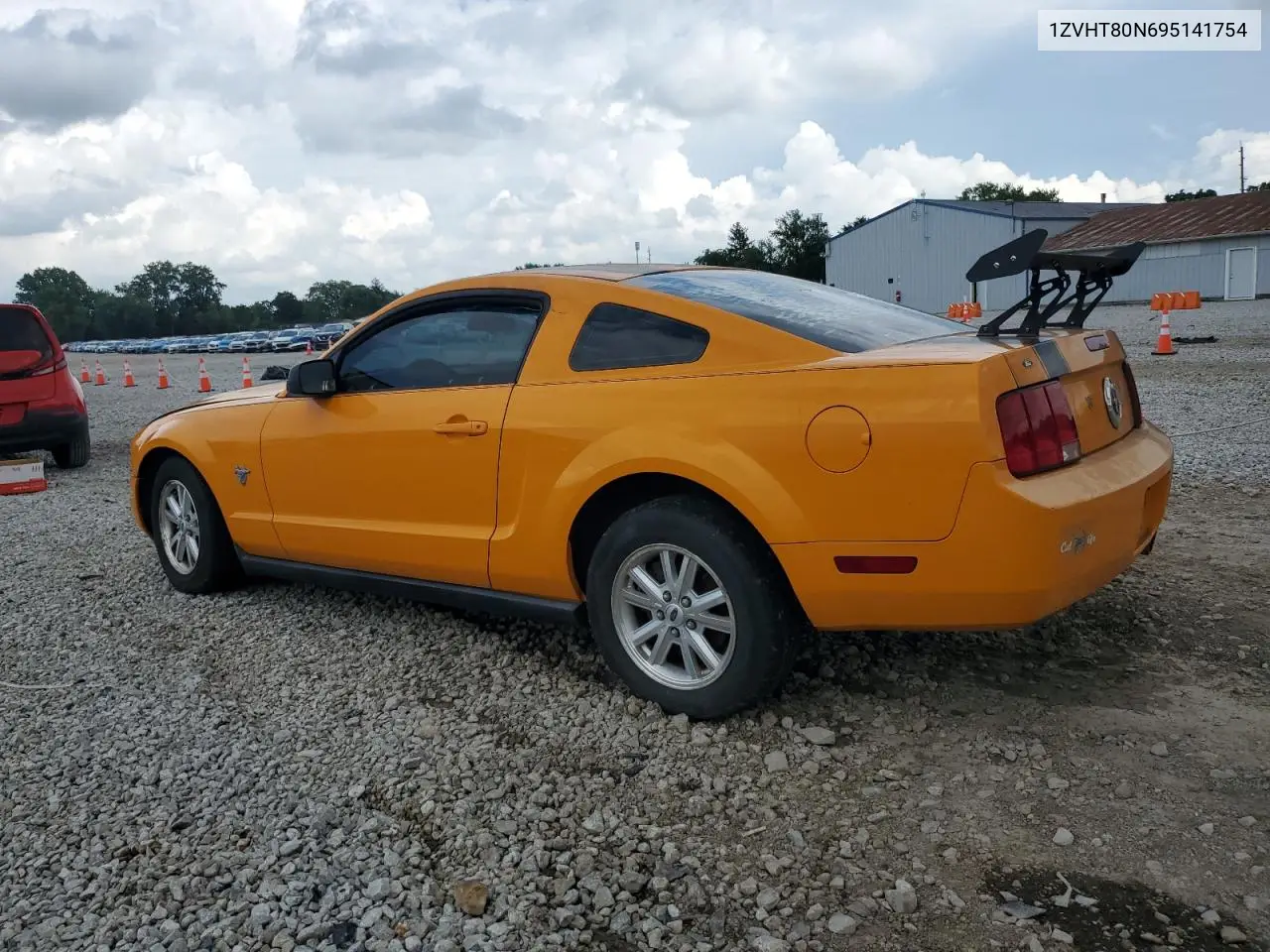 2009 Ford Mustang VIN: 1ZVHT80N695141754 Lot: 63016865
