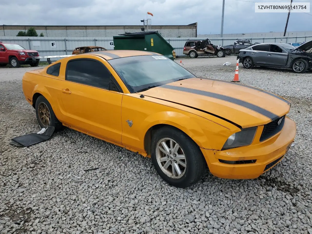 2009 Ford Mustang VIN: 1ZVHT80N695141754 Lot: 63016865