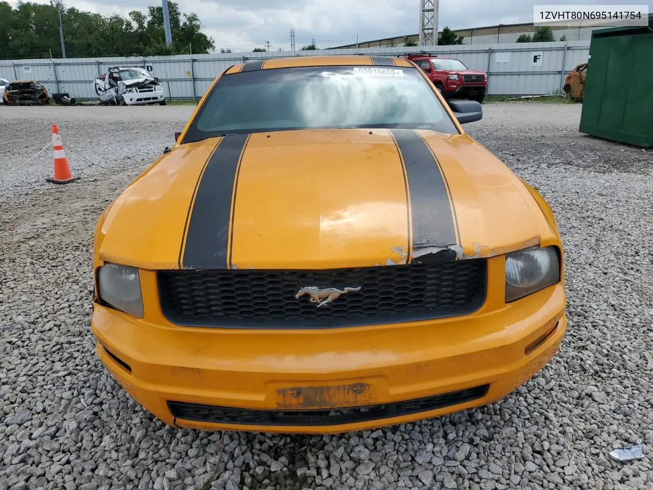 2009 Ford Mustang VIN: 1ZVHT80N695141754 Lot: 63016865