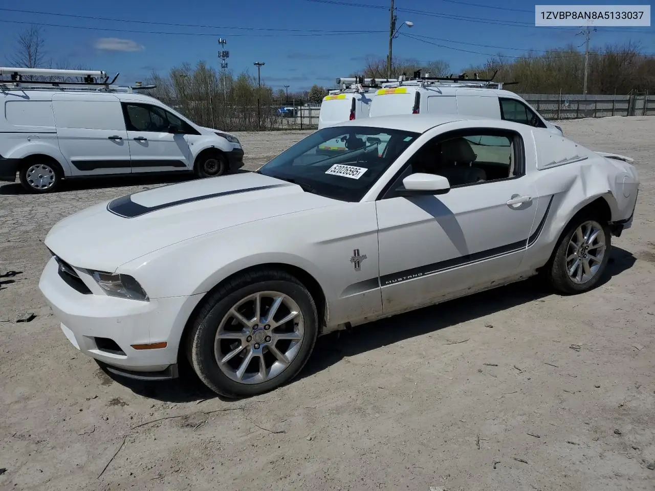 2010 Ford Mustang VIN: 1ZVBP8AN8A5133037 Lot: 52026595