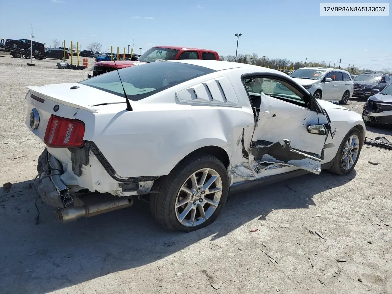 2010 Ford Mustang VIN: 1ZVBP8AN8A5133037 Lot: 52026595