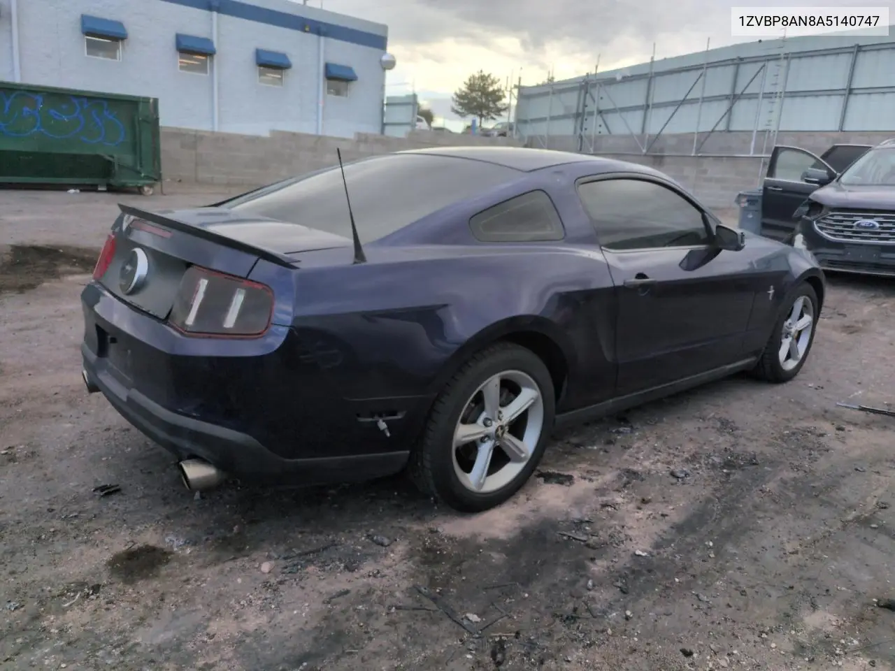 2010 Ford Mustang VIN: 1ZVBP8AN8A5140747 Lot: 54494375