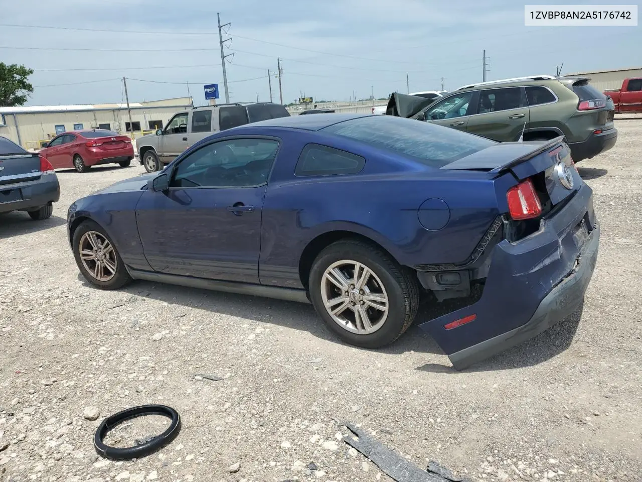2010 Ford Mustang VIN: 1ZVBP8AN2A5176742 Lot: 56348625