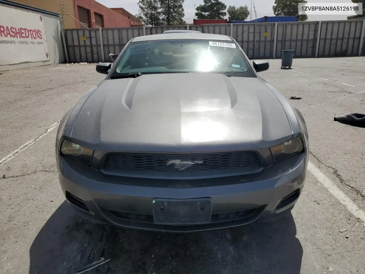 2010 Ford Mustang VIN: 1ZVBP8AN8A5126198 Lot: 56723155