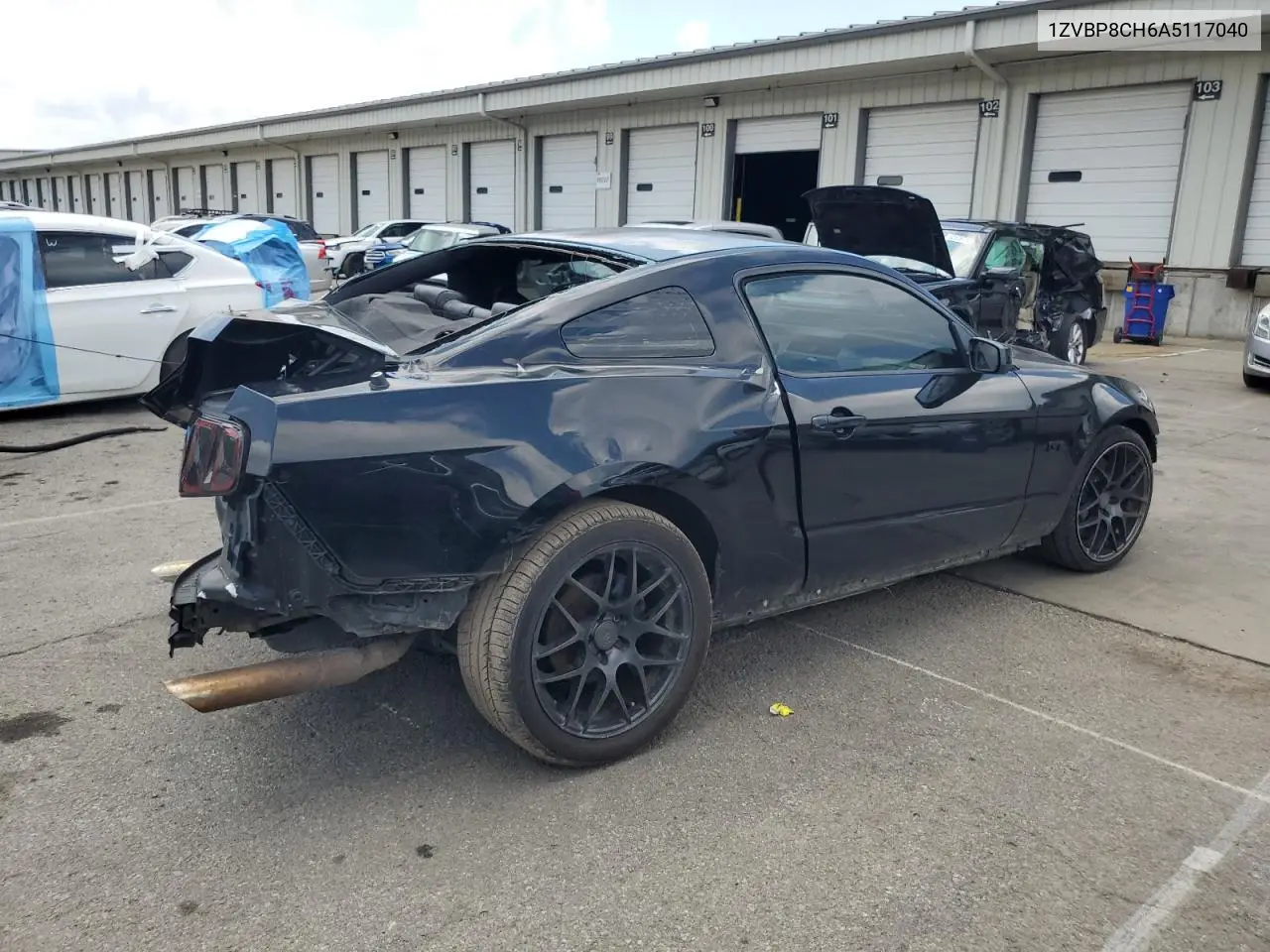2010 Ford Mustang Gt VIN: 1ZVBP8CH6A5117040 Lot: 62229985